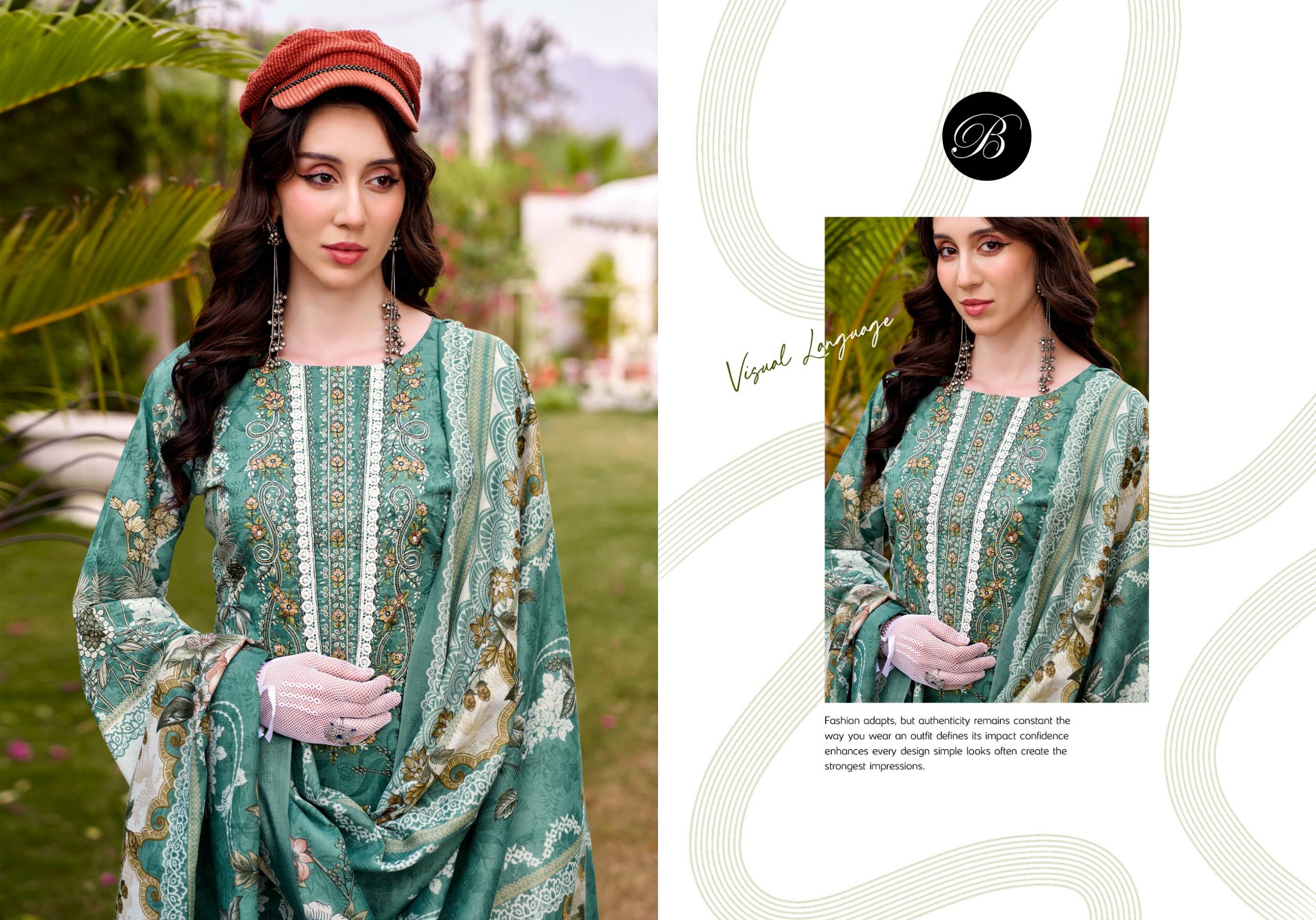  GULISTAAN by BelliZa DesigNer 949-001 TO 949-008 SERIES Pakistani Stylish Embroidered PURE COTTON COLLECTION At Wholesale Price